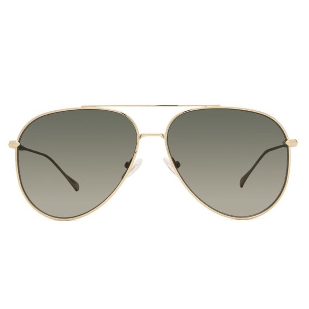 DIFF Nala Gold Polarized Sunglasses NWOT